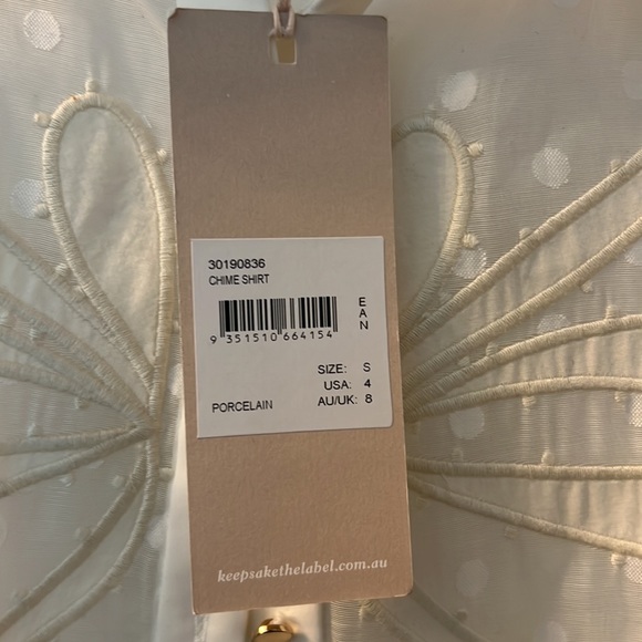 KEEPSAKE the Label Porcelain Chime Shirt size 4 - Picture 5 of 10